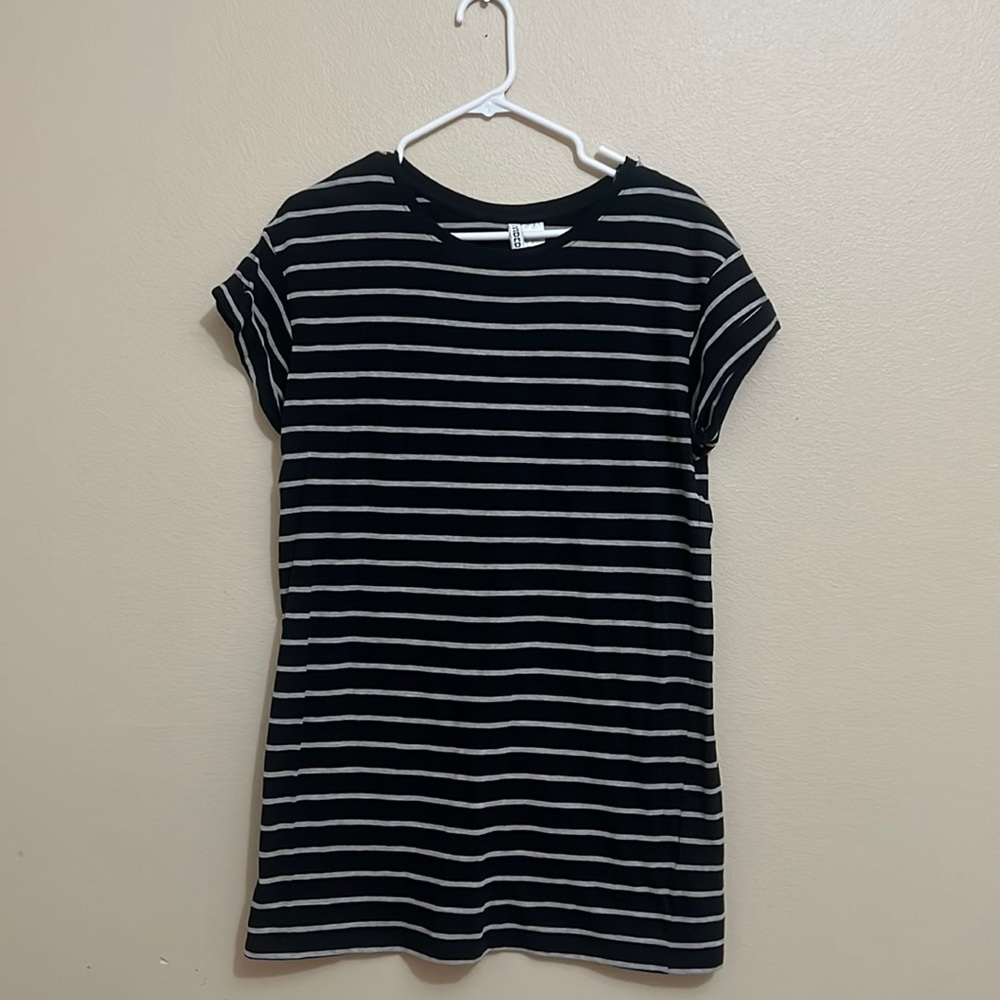 Striped T-shirt dress from H&M